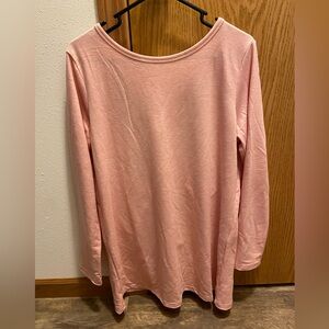 Light Pink Open Back Top